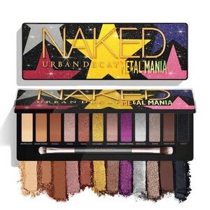 URBAN DECAY Naked Metal Mania Metallic Eyeshadow Palette Vibrant Colors - NEW